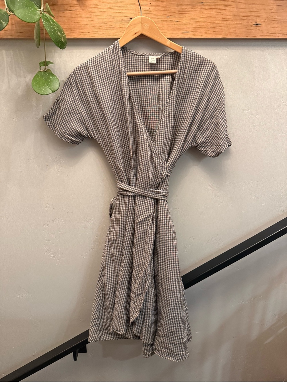 Old Linen Mill all season wrap dress